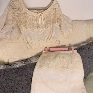 Boutique lace set